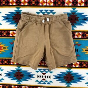 Cat & Jack Pull-On Shorts Elastic Waist Casual Comfy Khaki Size 4T